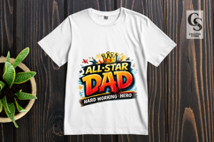 Number 1 Dad Sublimation Clipart PNG Design Product Image 3