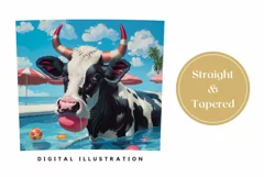 Funny Cow Tumbler Sublimation, Cow Sublimation Tumbler Product Image 3