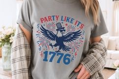 Party Like It's 1776 Svg, 4th Of July Svg, Patriotic Svg. Product Image 4