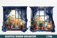 Beautiful Window Sublimation, Window Clipart Product Image 1