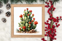 Western Christmas Watercolor Clipart Product Image 3