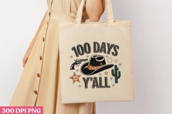 100 DAYS Y ALL PNG, 100 Days Of School Sublimation PNG Product Image 3