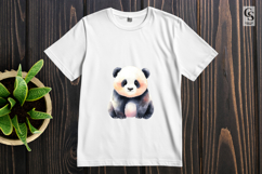 Cute Soft Baby Panda Clipart Sublimation PNG Product Image 2