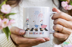 4th of July Silly Goose SVG PNG Product Image 3