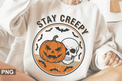 Stay Creepy Sublimation - Halloween PNG Design Product Image 1