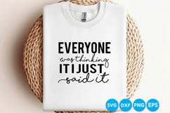 Sarcastic quotes SVG Design, Funny quotes svg design Product Image 1