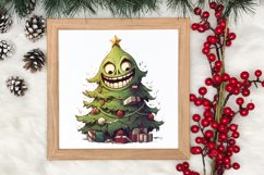 Funny Christmas Tree Sublimation Clipart, Christmas PNG Product Image 3