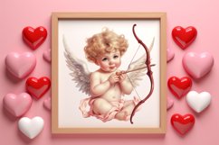 Valentines Day Cupid Sublimation Bundle, Cupid Watercolor Product Image 3