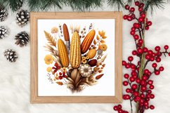 Cozy Christmas Farm Clipart, Christmas Clipart Product Image 3