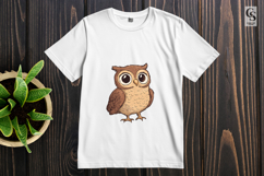 Cute Baby Owl Clipart Sublimation PNG Product Image 3