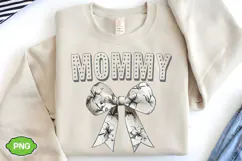 Floral Mommy Coquette Bow PNG | Mother's Day PNG Product Image 1