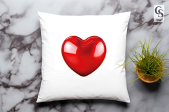 Red Heart Clipart Sublimation PNG Product Image 3