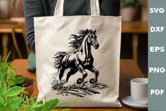 Horse Design, Cutting board SVG, Laser cut, Cricut Product Image 3