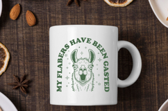 My Flabers Have Been Gasted Funny Llama SVG - Sarcastic Quot Product Image 3