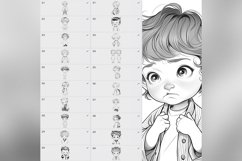 68 Procreate Chibi Boys Stamp Brushes Product Image 7