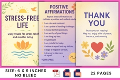 Stress-Free Life A Guided Workbook for Calm &amp; Balance Product Image 3