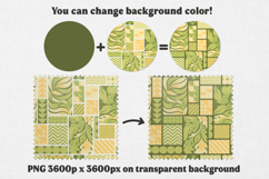 Autumn Abstract Digital Paper, Seamless Pattern Background Product Image 3