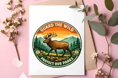 Guard the Wild Elk Park Badge Product Image 5