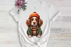 Christmas Dogs Sublimation Clipart, Christmas Dog Clipart Product Image 3