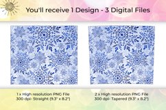 Tumbler Christmas Snowflakes 20oz Straight Tapered PNG Product Image 3