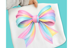 Brushstroke Easter Bow PNG, Hand-painted Easter Bow PNG Product Image 3