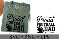 Proud Football Dad Svg | Game Day Svg | Shirt Svg Product Image 3