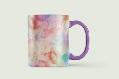 Pink Cloud Watercolor Digital Paper Product Image 2