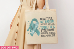 Beautiful Not Broken PNG, Syndrome Sublimation PNG Product Image 1
