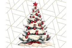 Vintage Glamorous Christmas Party Clipart PNG, Holiday Png Product Image 3