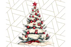 Vintage Glamorous Christmas Party Clipart PNG, Holiday Png Product Image 3