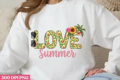 Love Summer PNG, Avocado Sublimation PNG Product Image 3