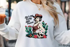 She's my Pretty little PNG, Vintage Western Sublimation PNG Product Image 3
