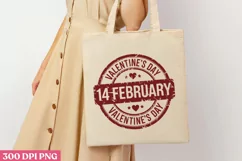 Valentine's Day 14 February PNG, Valentines Day Stamps Clipa Product Image 3