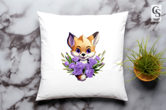 Cute Fox clipart sublimation png Product Image 3