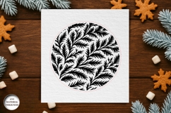 Frost Pattern Coffee Coaster Acrylic SVG | Drink Coaster Product Image 2