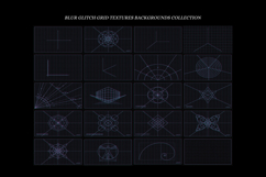 Y2K Futuristic Glitch Grid Backdrops Product Image 3