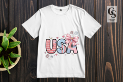 USA Bow Clipart Sublimation PNG Product Image 2