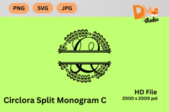 Cilclora Split Monogram Product Image 1
