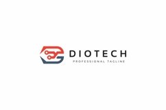 D Letter Technology Logo Product Image 2