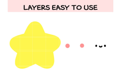 Kawaii Sun and Star SVG Bundle | Cute Cartoon Clipart | Product Image 2