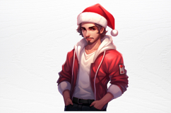 Christmas Chibi Men Clipart PNG Product Image 3