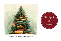 Christmas Tree Tumbler Wrap, Christmas Tumbler Sublimation Product Image 3