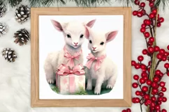 Christmas Baby Animals Clipart, Christmas Animal Safari Product Image 3