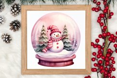 Christmas In Snow Globe Clipart Sublimation, Christmas SVG Product Image 3