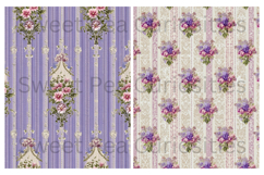 Purples, Paper, Shabby Chic, Papers, Junk Journal Product Image 3