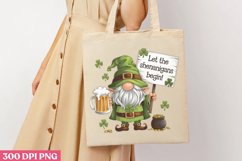 Let the shenanigans begin! PNG, St Patricks Day Gnome Sublim Product Image 3