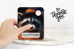 Cute Halloween Raccoon Gift Card Printable, Kids Card Product Image 3