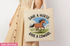Save a Horse, Ride a Cowgirl PNG Product Image 1
