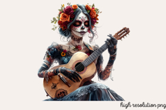 Da de Los Muertos Sublimation PNG Product Image 1