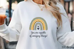 You are capable of amazing things! PNG, Sunflower Sublimati Product Image 3